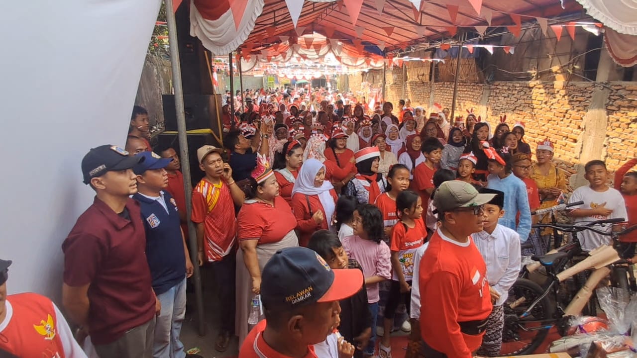 Karnaval Pesta Rakyat & Jalan Santai di RW 04 Kelurahan Kapuk Muara 3