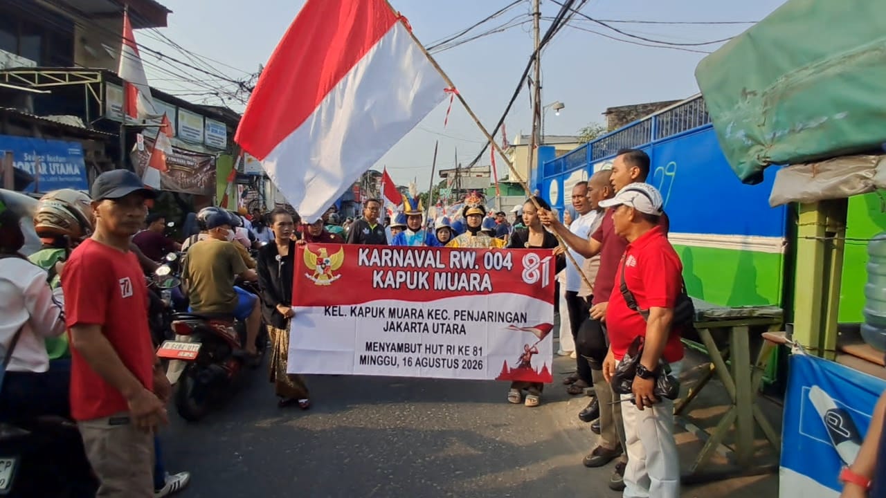 Karnaval Pesta Rakyat & Jalan Santai di RW 04 Kelurahan Kapuk Muara 4
