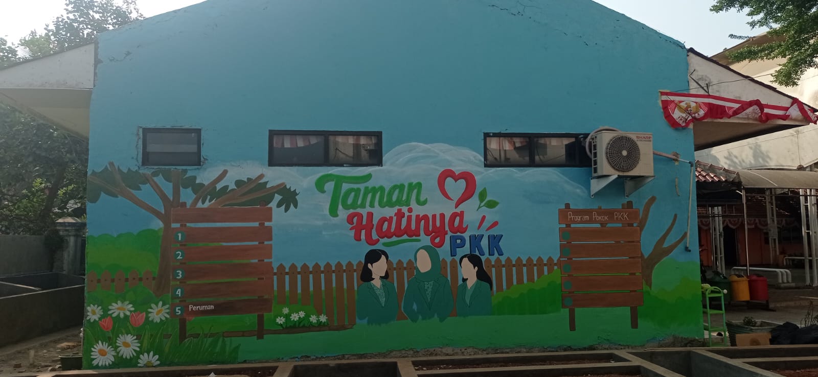 PPSU Kamal Muara Perindah Taman Hatinya PKK Melalui Kreativitas Mural 2
