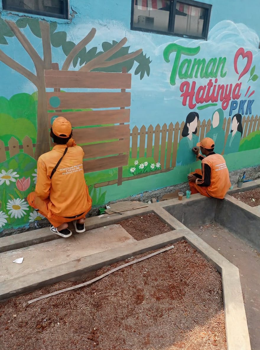 PPSU Kamal Muara Perindah Taman Hatinya PKK Melalui Kreativitas Mural 3