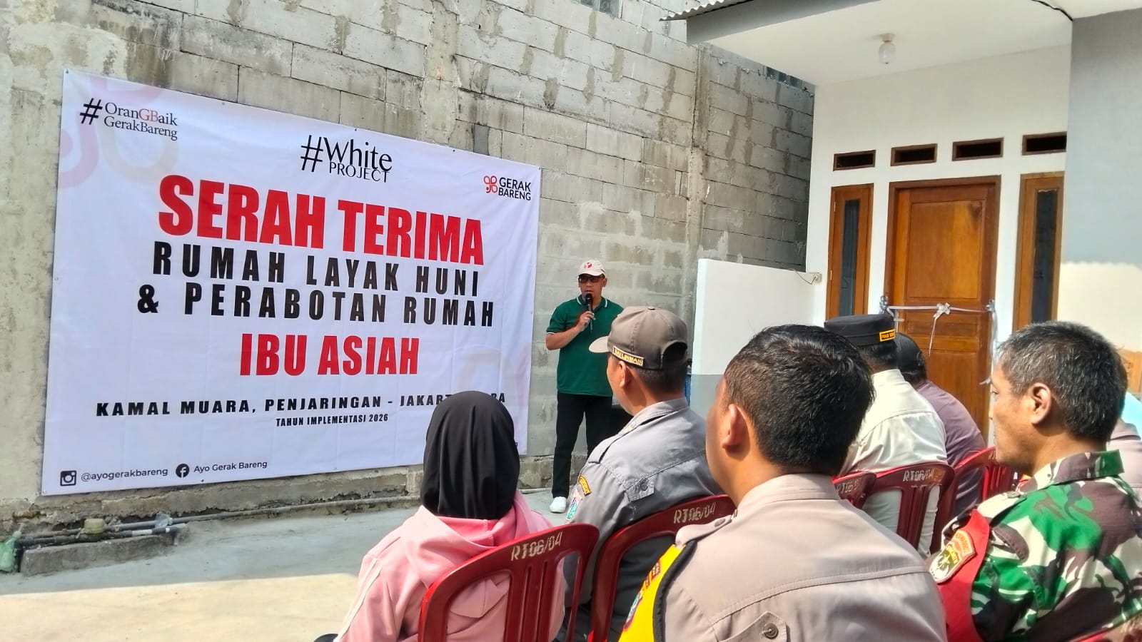 Kolaborasi Kebaikan Hadirkan Rumah Layak Huni bagi Warga Kamal Muara ,Yayasan Gerak Bareng Serahkan Rumah dan Perabotan Rumah Tangga kepada Ibu Asiah di RT 06/RW 04 3