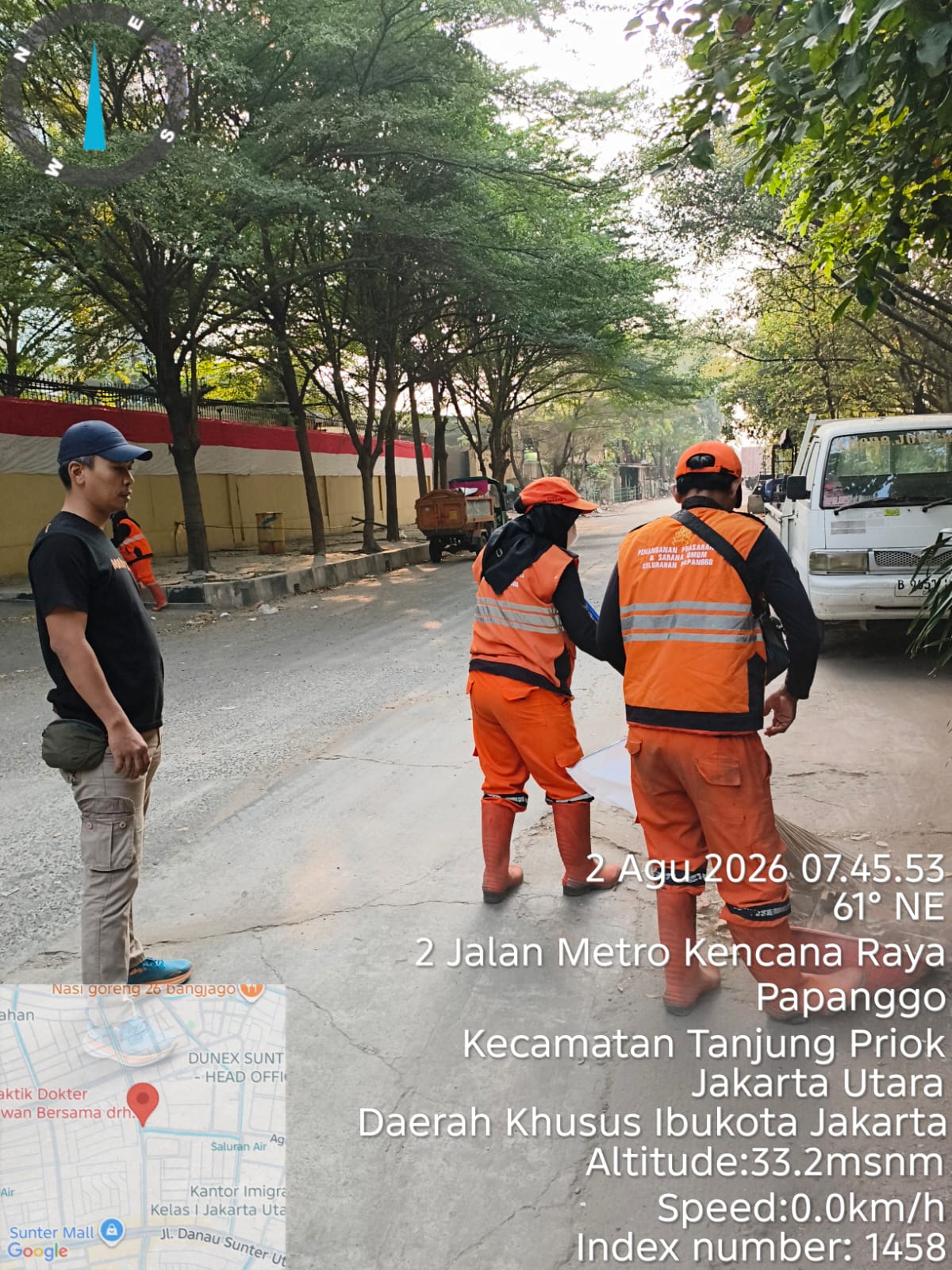 Kerja Bakti di RW 006, Kelurahan Papanggo Perkuat Kepedulian Warga terhadap Kebersihan Lingkungan 5