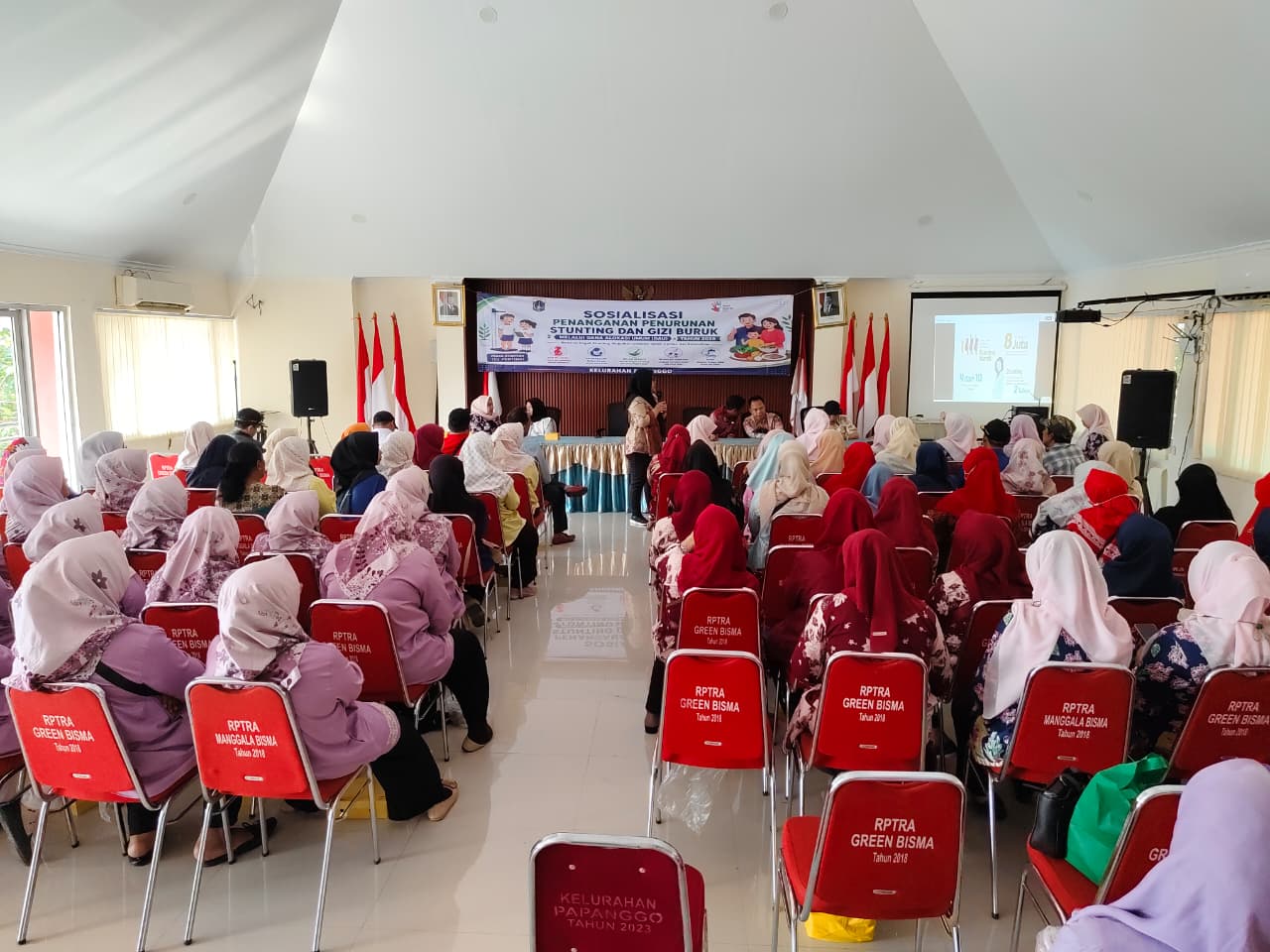 Kelurahan Papanggo Gelar Sosialisasi Penanganan Penurunan Stunting dan Gizi Buruk 2