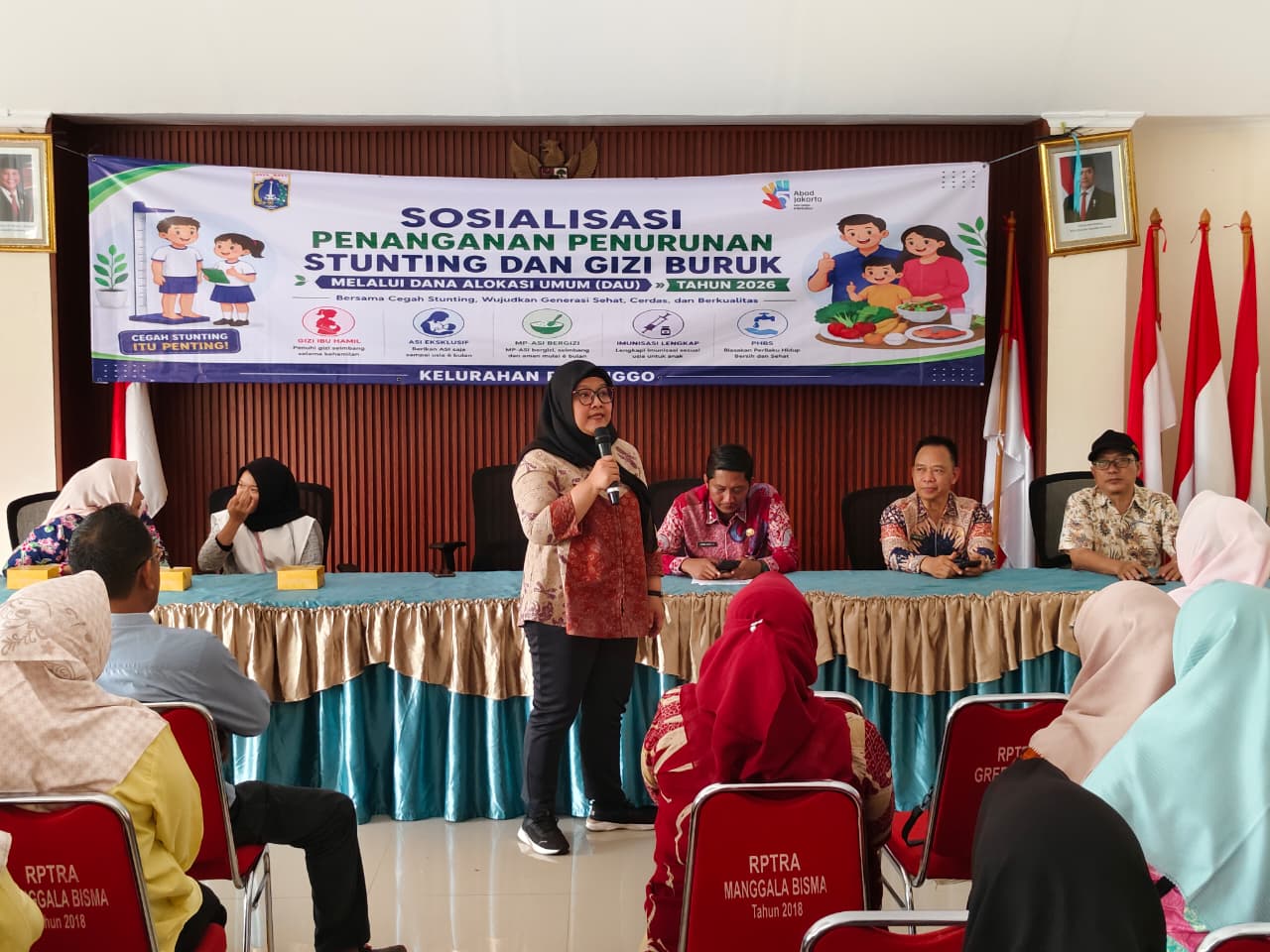 Kelurahan Papanggo Gelar Sosialisasi Penanganan Penurunan Stunting dan Gizi Buruk 3