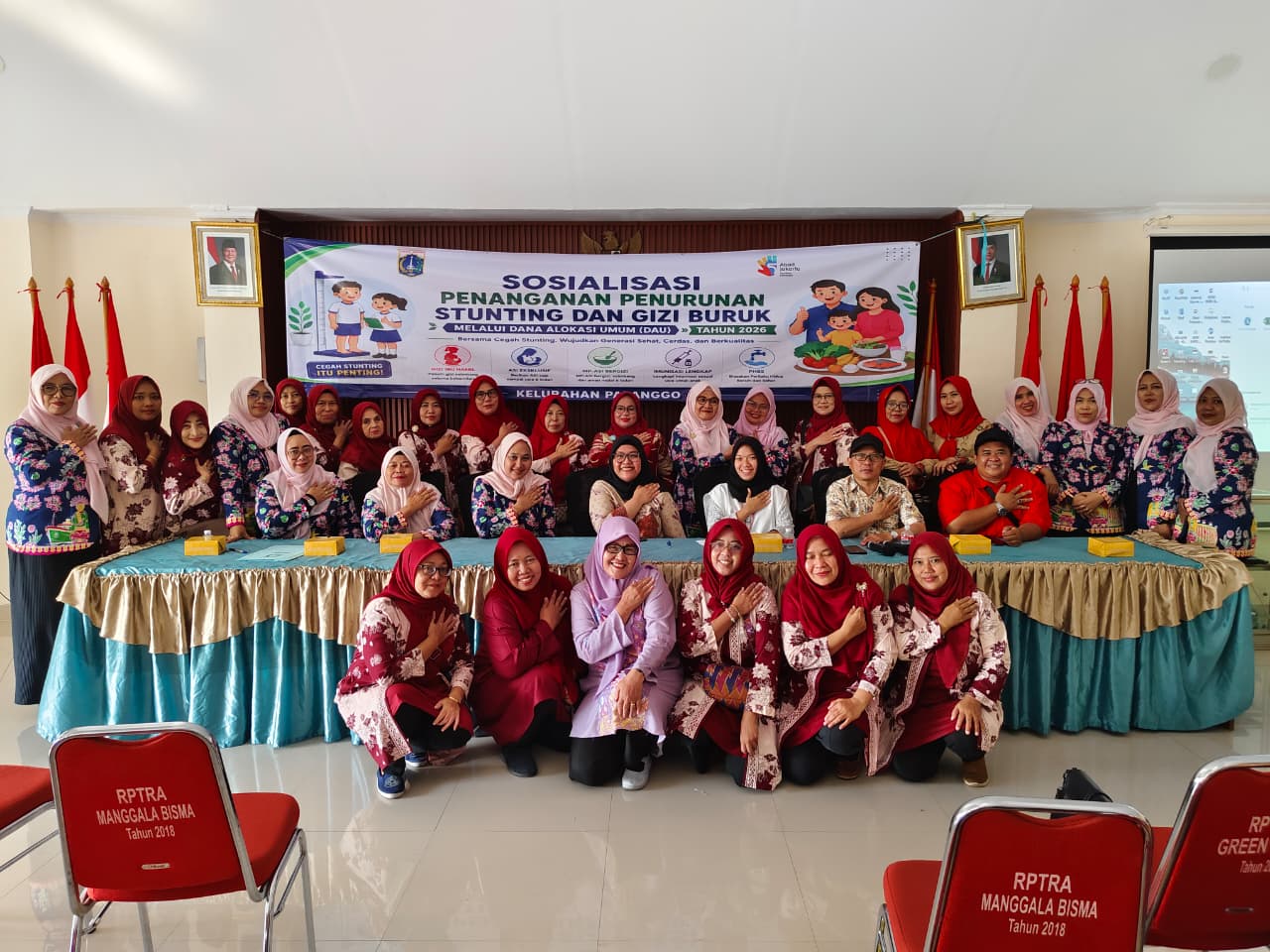Kelurahan Papanggo Gelar Sosialisasi Penanganan Penurunan Stunting dan Gizi Buruk 1