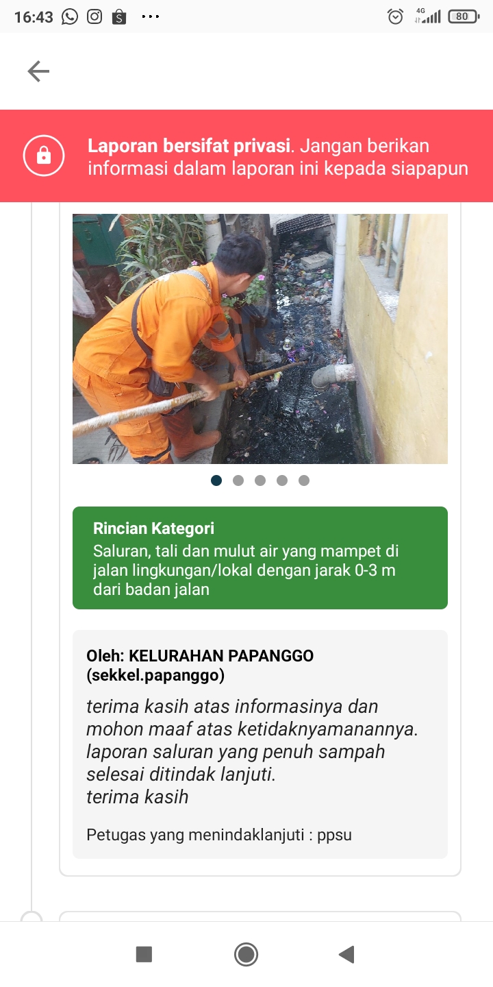Tanggap Aduan Warga, Kelurahan Papanggo Tindaklanjuti 93 Laporan 3