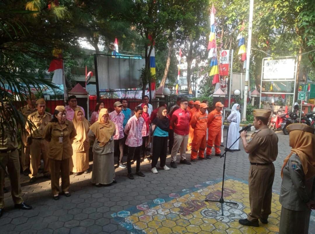 Tingkatkan Disiplin dan Koordinasi, Kelurahan Sunter Agung Gelar Apel Pagi 1
