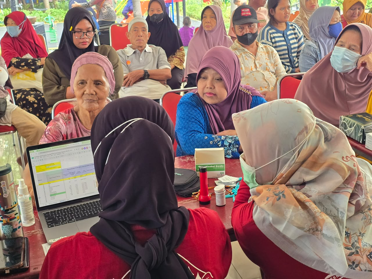 Tracing TB terintegrasi Cek Kesehatan Gratis (CKG) Kelurahan Sunter Agung 1