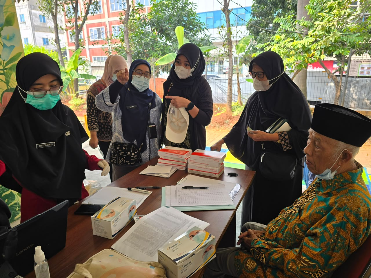 Tracing TB terintegrasi Cek Kesehatan Gratis (CKG) Kelurahan Sunter Agung 2