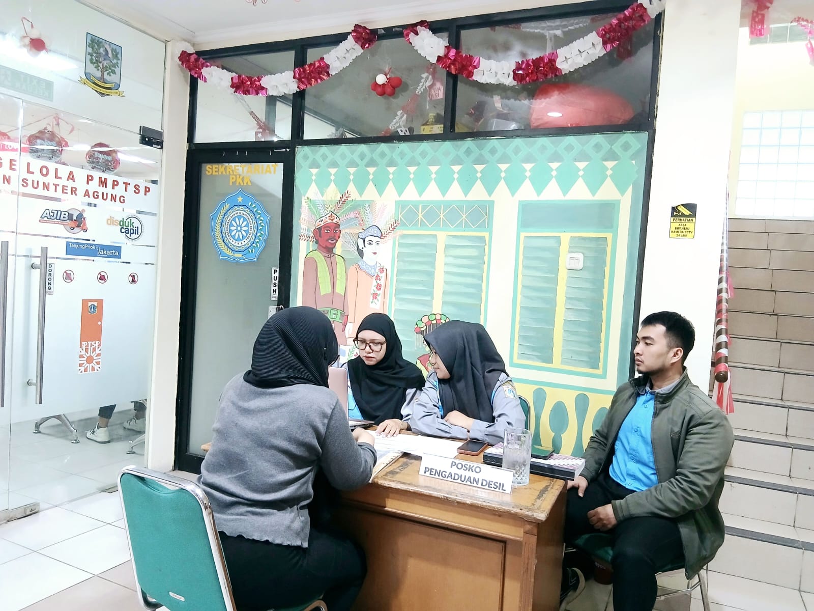 Posko Pengaduan Desil Kelurahan Sunter Agung 4