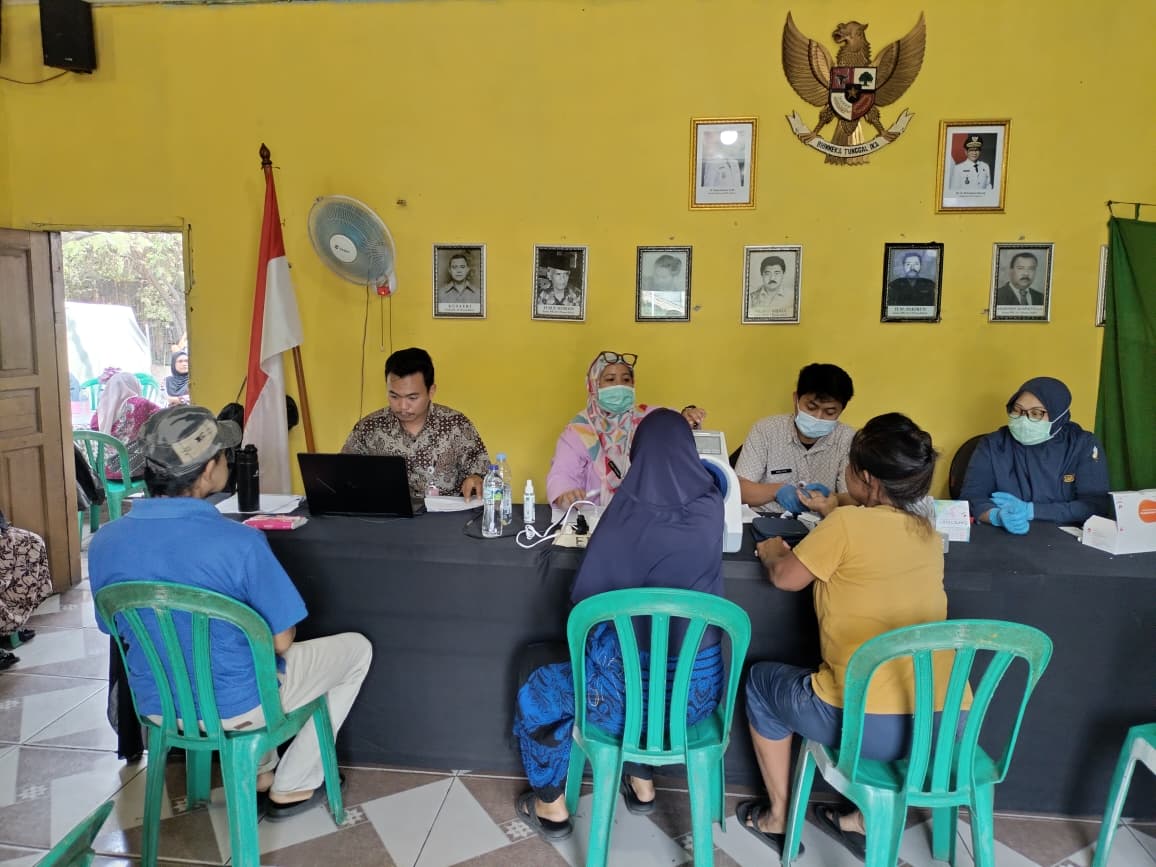 Kegiatan Pemeriksaan Tuberkulosis (TB) dan HIV oleh BBKK dan Pustu Kelurahan Tanjung Priok 4