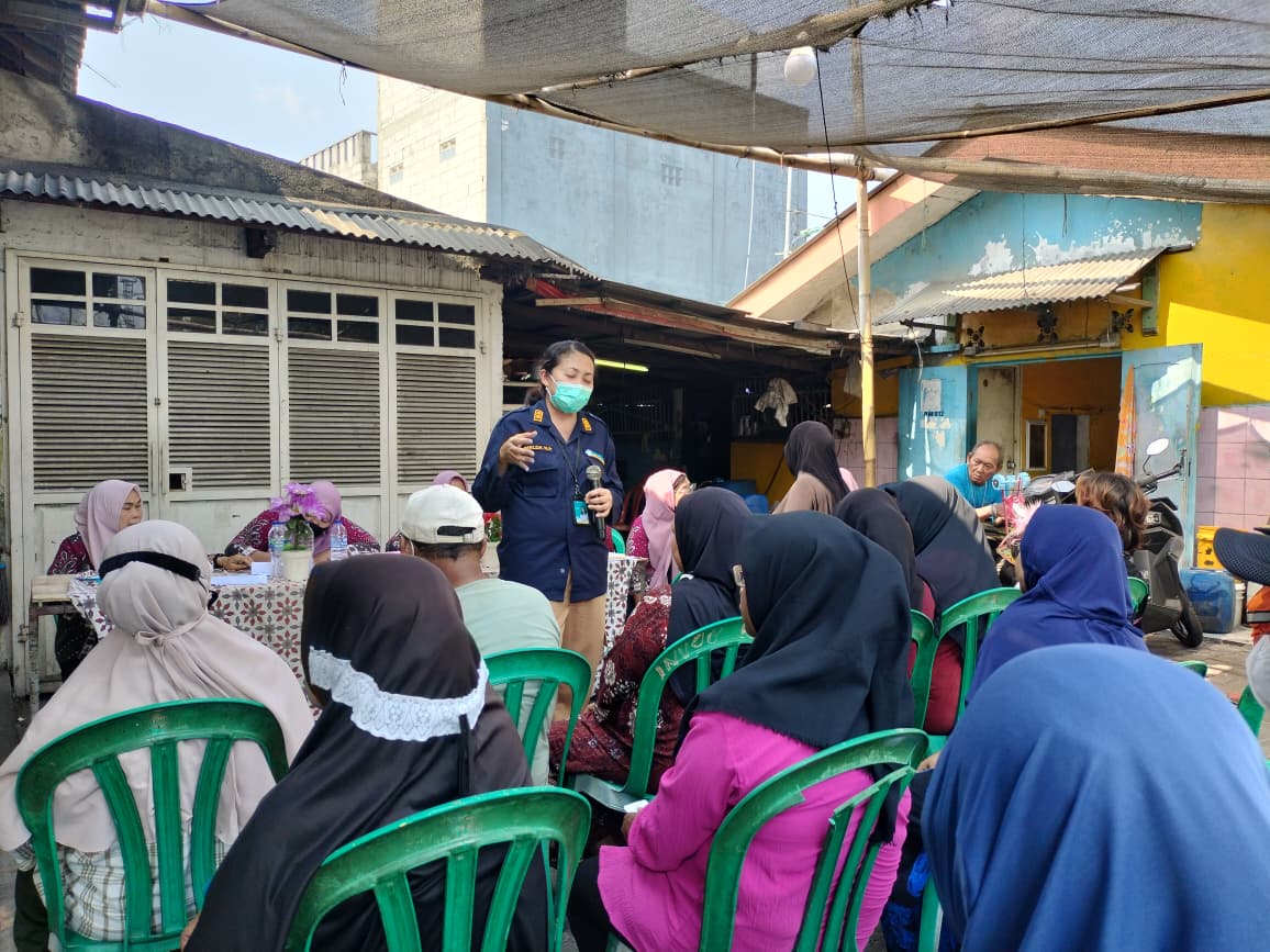 Kegiatan Pemeriksaan Tuberkulosis (TB) dan HIV oleh BBKK dan Pustu Kelurahan Tanjung Priok 5