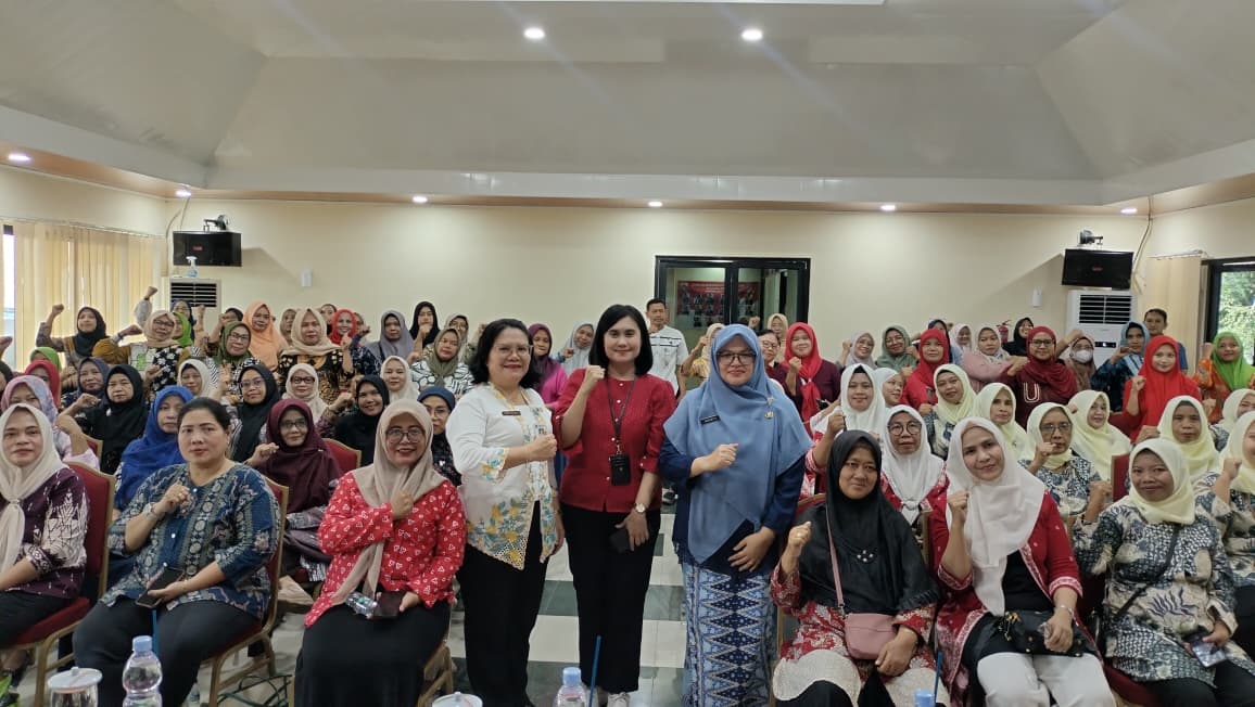 Pertemuan Rutin PKK dan Sosialisasi Keuangan Bersama Bank BNI di Kelurahan Tanjung Priok 1