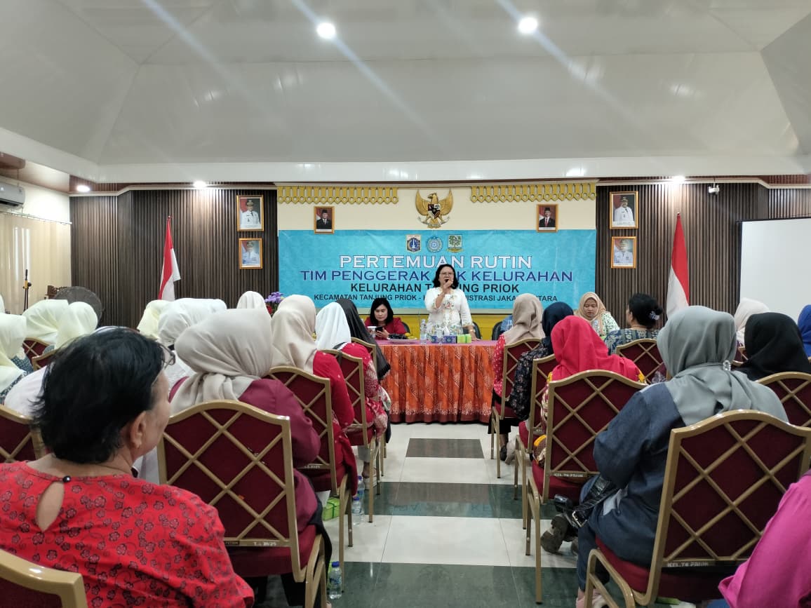 Pertemuan Rutin PKK dan Sosialisasi Keuangan Bersama Bank BNI di Kelurahan Tanjung Priok 2
