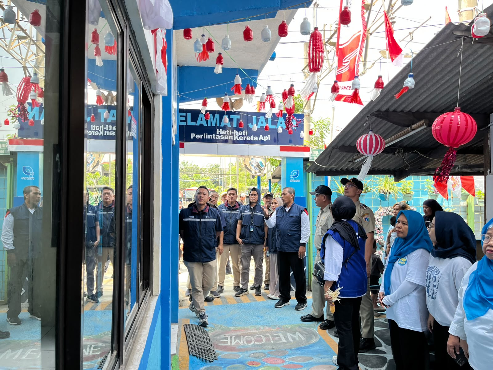 Penilaian Lomba Penataan Lingkungan dari PT. PELINDO di Wilayah RW. 02, RW. 06, RW. 07, & RW. 010 Kelurahan Tanjung Priok 1