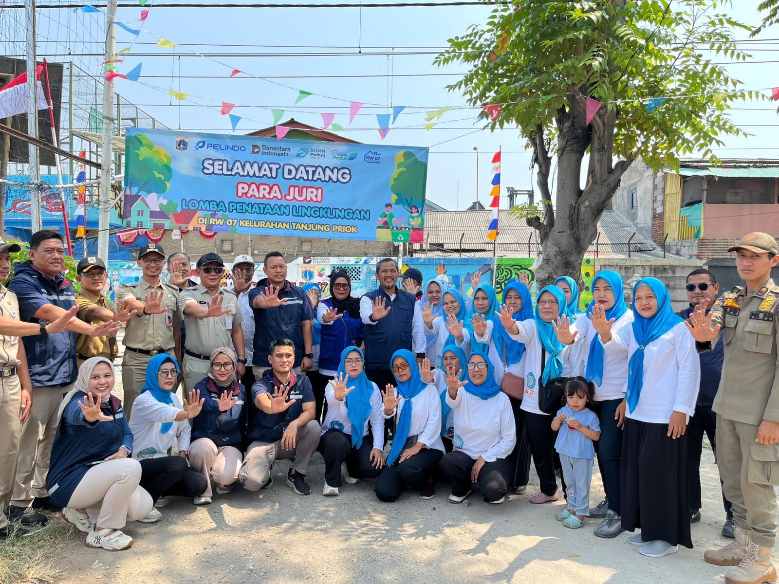 Penilaian Lomba Penataan Lingkungan dari PT. PELINDO di Wilayah RW. 02, RW. 06, RW. 07, & RW. 010 Kelurahan Tanjung Priok 2