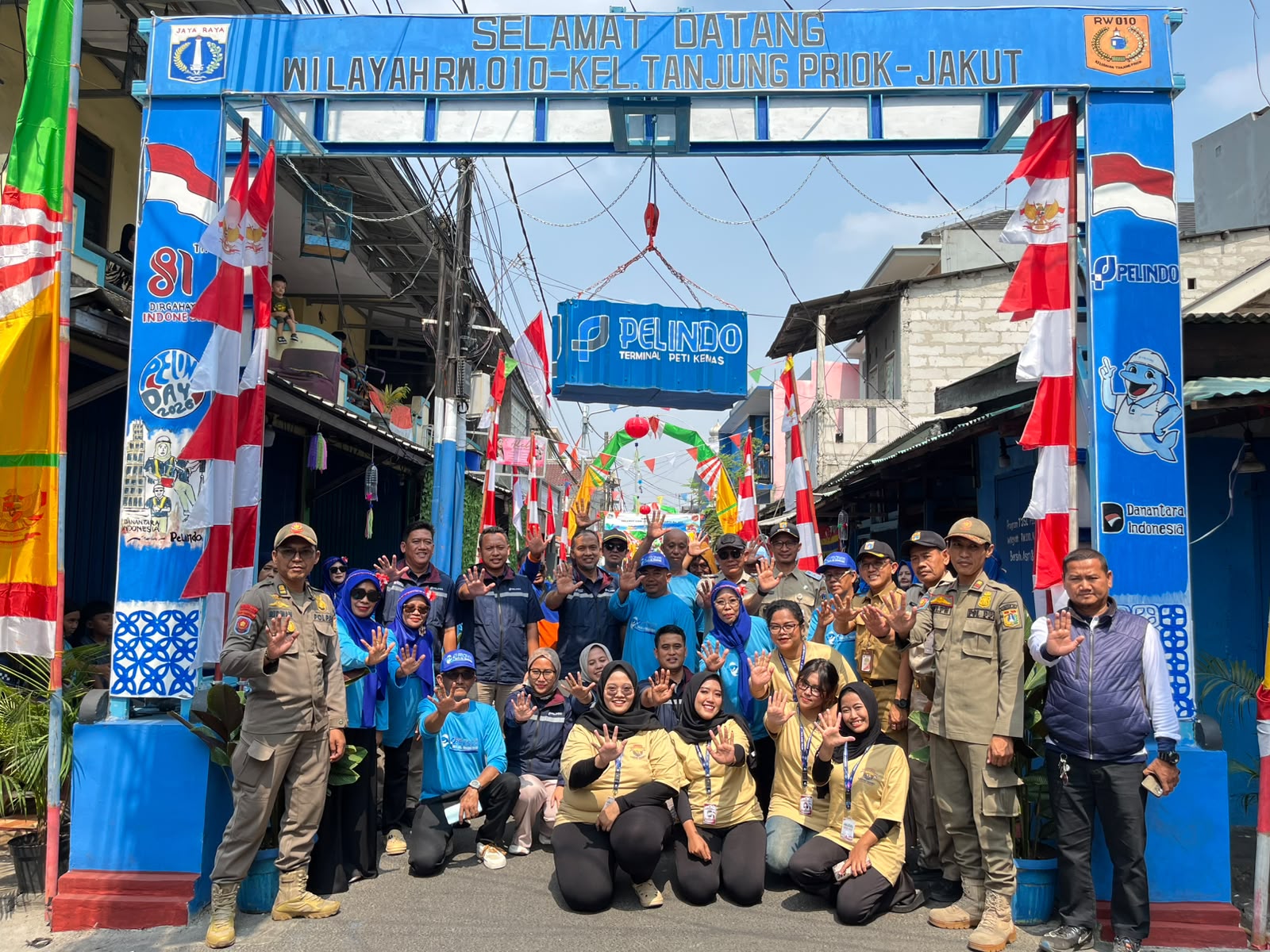 Penilaian Lomba Penataan Lingkungan dari PT. PELINDO di Wilayah RW. 02, RW. 06, RW. 07, & RW. 010 Kelurahan Tanjung Priok 6