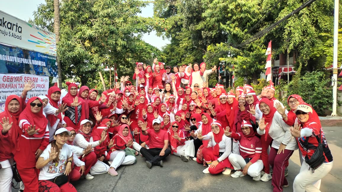 Gebyar Senam Merah Putih Kelurahan Tanjung Priok 2