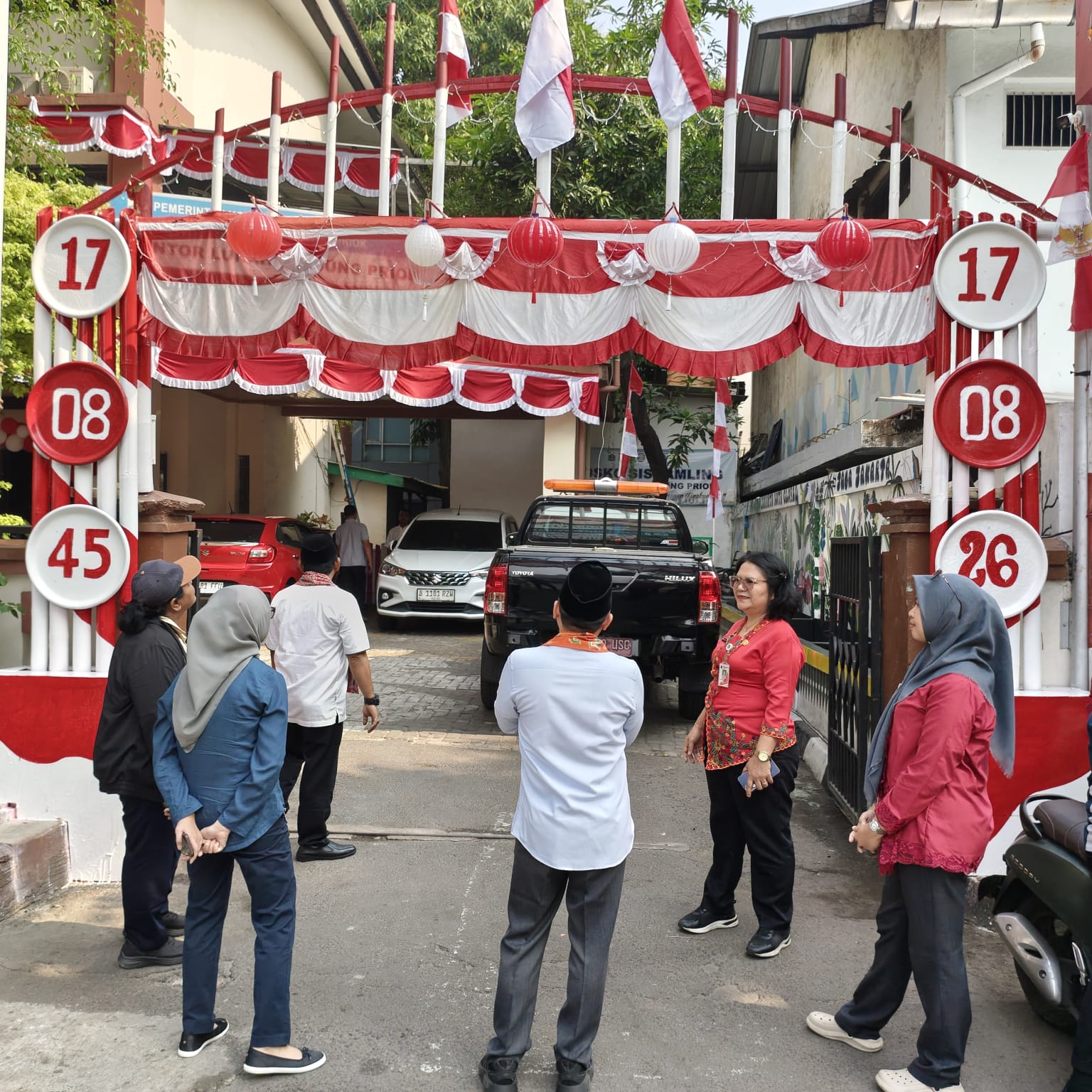 Penilaian Lomba Menghias Kantor di Kelurahan Tanjung Priok 3