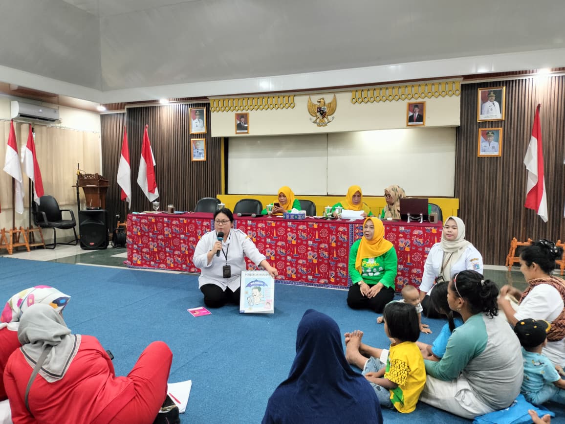 Kegiatan PMT Lokal dan Sosialisasi Imunisasi buat Balita di Kantor Kelurahan Tanjung Priok 5