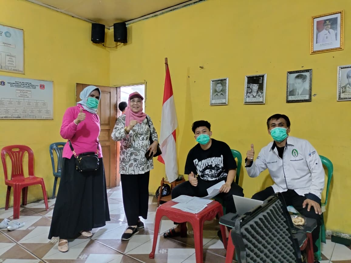 Monitoring Kegiatan Tracing TB Terintergrasi CKG di wilayah RW. 012 Kelurahan Tanjung Priok 1