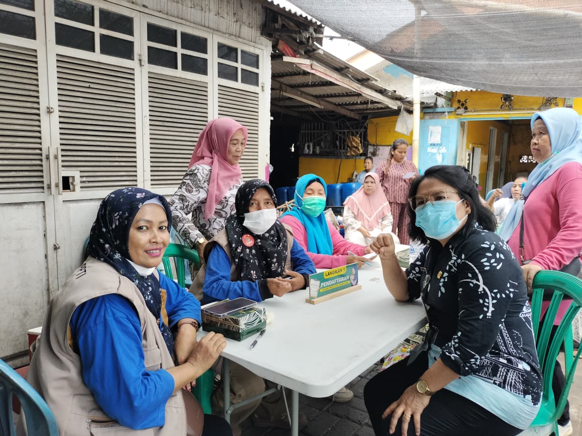 Monitoring Kegiatan Tracing TB Terintergrasi CKG di wilayah RW. 012 Kelurahan Tanjung Priok 2