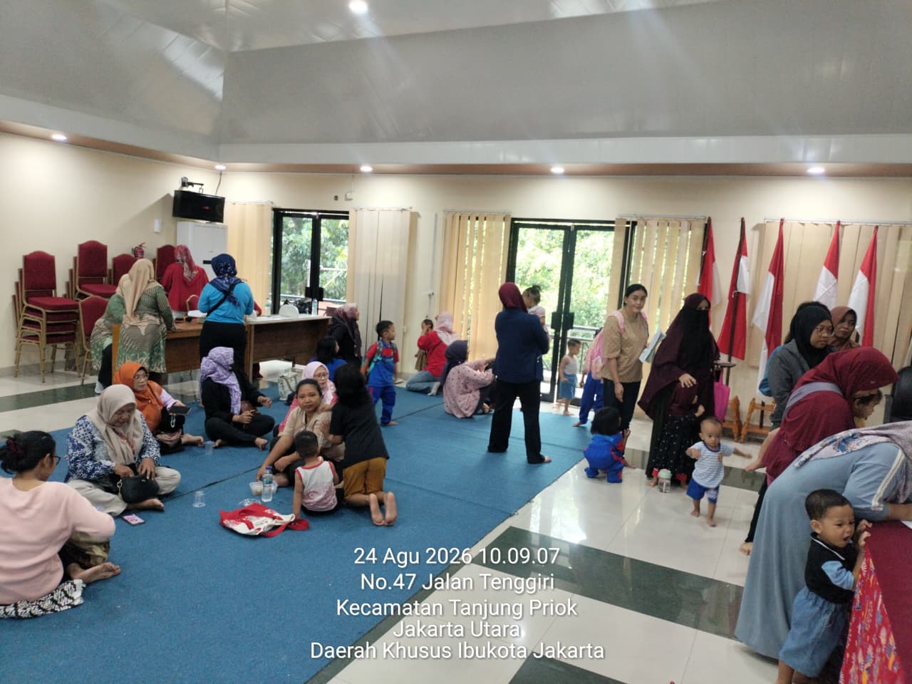 Kegiatan PMT Lokal di Aula Kantor Kelurahan Tanjung Priok 4