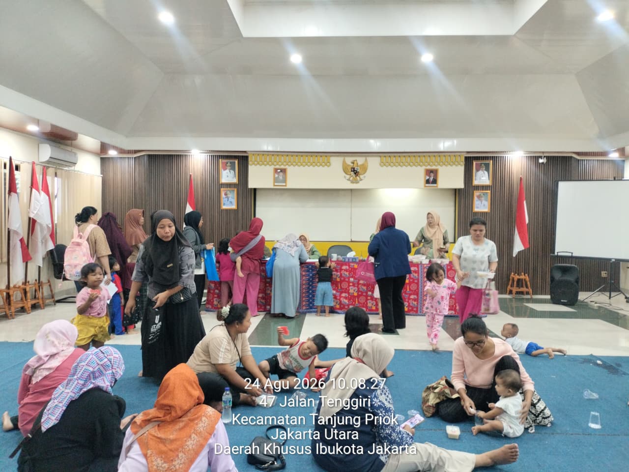 Kegiatan PMT Lokal di Aula Kantor Kelurahan Tanjung Priok 5