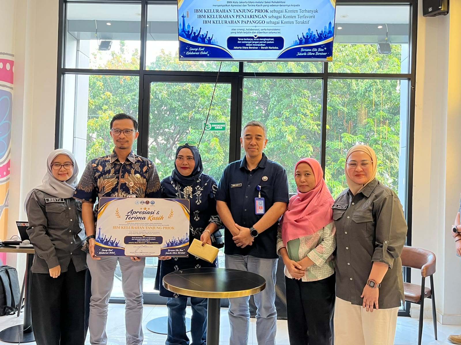 Menghadiri Kegiatan Koordinasi Program Rehabilitasi Berkelanjutan & Pemberiaan Apresiasi IBM Kelurahan Tanjung Priok 5