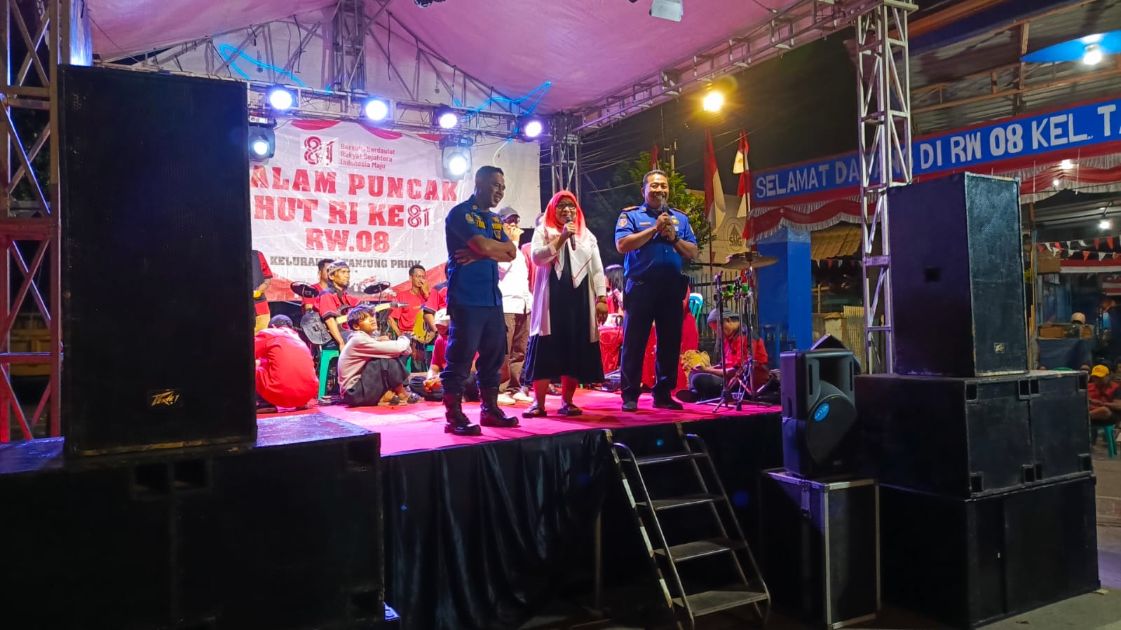 Menghadiri Acara Malam Puncak HUT RI Ke-81 RW.08 Kelurahan Tanjung Priok 4
