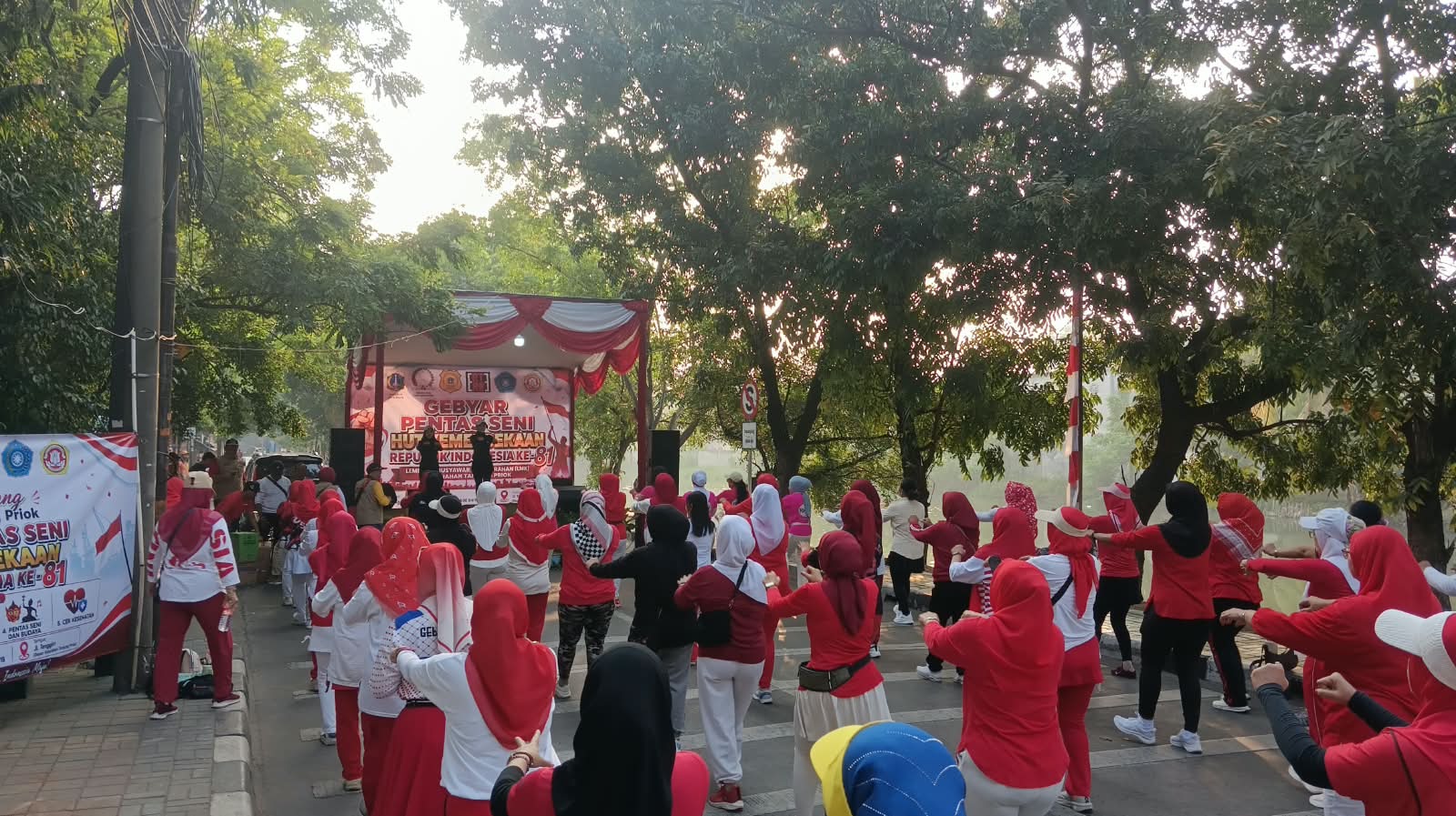 Acara Gebyar Pentas Seni dalam rangka memeriahkan peringatan Hari Ulang Tahun Kemerdekaan Republik Indonesia ke-81 Kelurahan Tanjung Priok 1