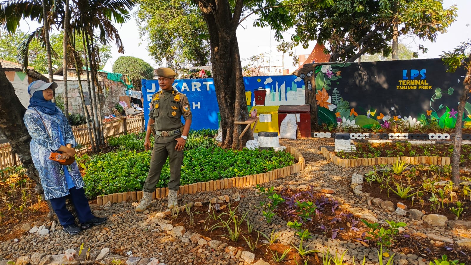 Monitoring Taman Penataan Kawasan di Terminal Tanjung Priok 1