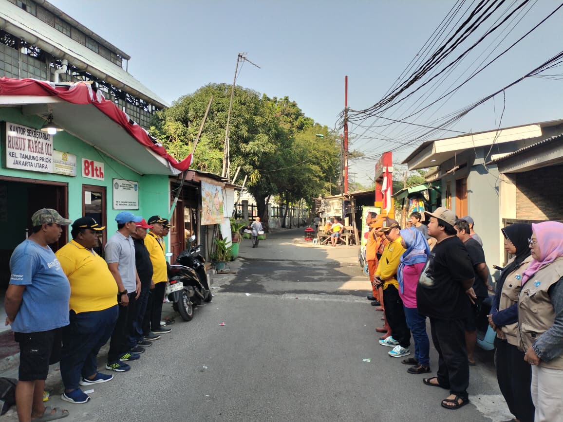 Kerja Bakti di Wilayah RW.011 Kelurahan Tanjung Priok 1