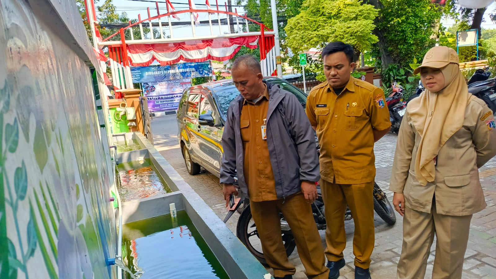 Survey Lokasi Permintaan Bantuan Sarana ikan dari Sudin KPKP 3