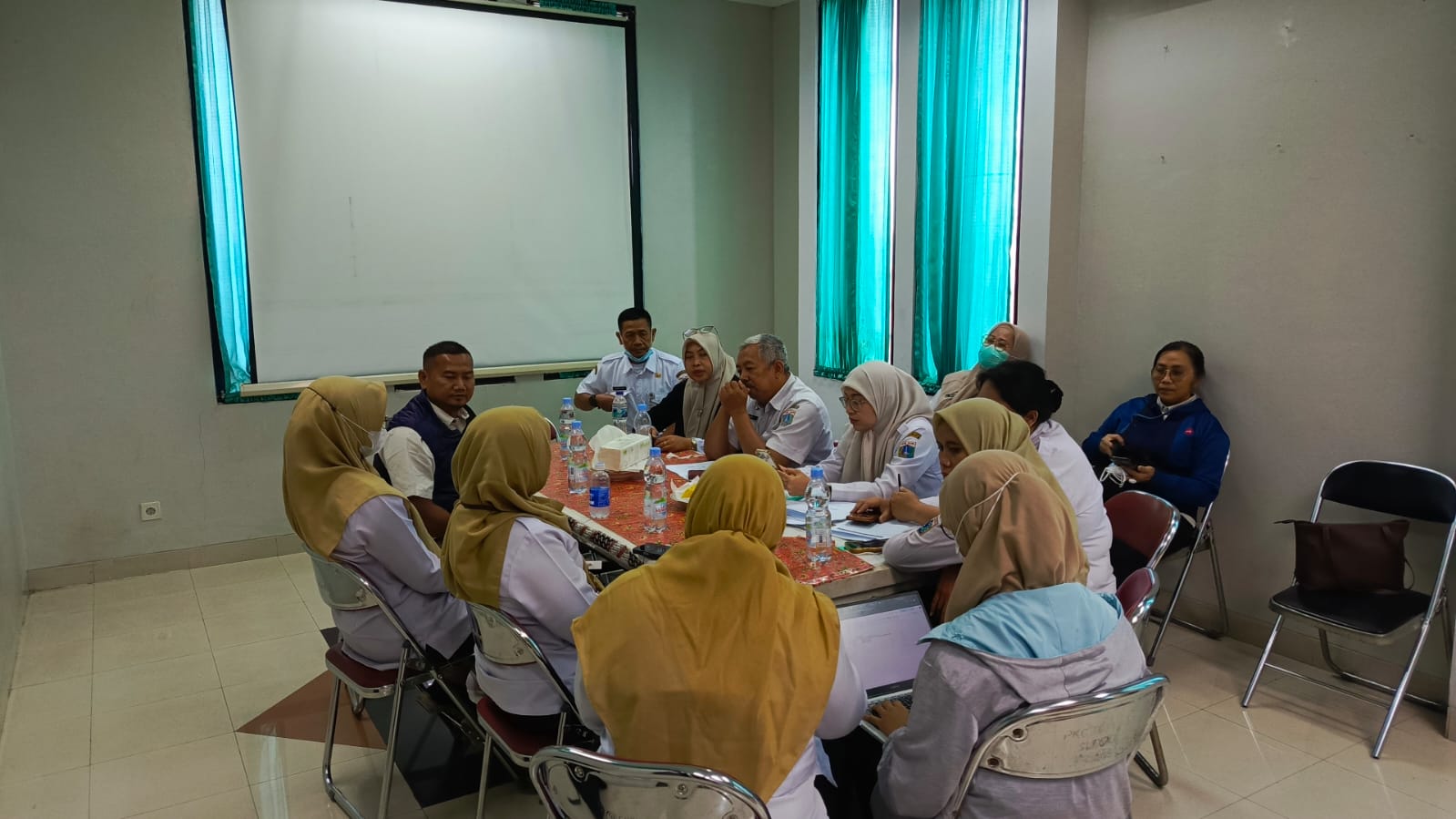 Koordinasi bersama Dinas Kesehatan terkait Kasus Difteri di Wilayah RW. 07 2