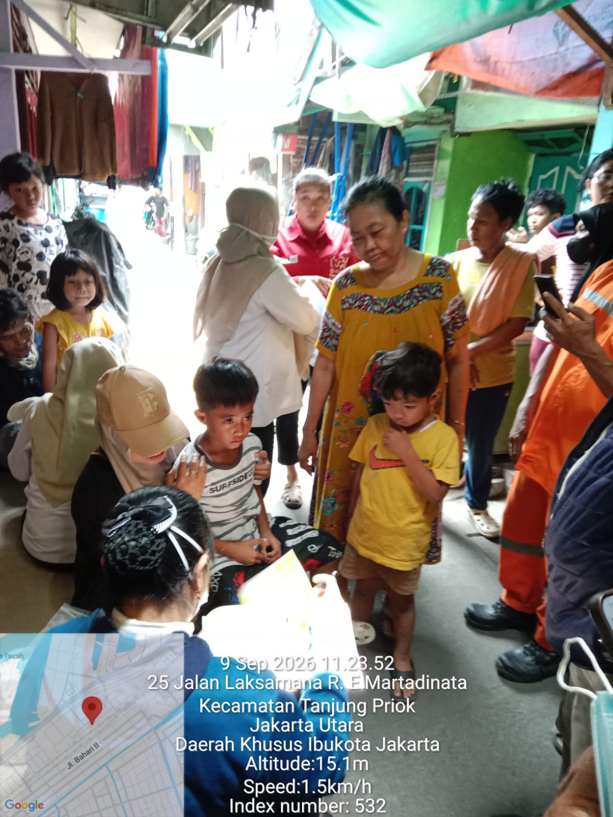 Peninjauan Langsung dalam Kegiatan Monitoring Pemeriksaan Swab terkait Kasus Difteri di Wilayah RW 07, Kelurahan Tanjung Priok 2