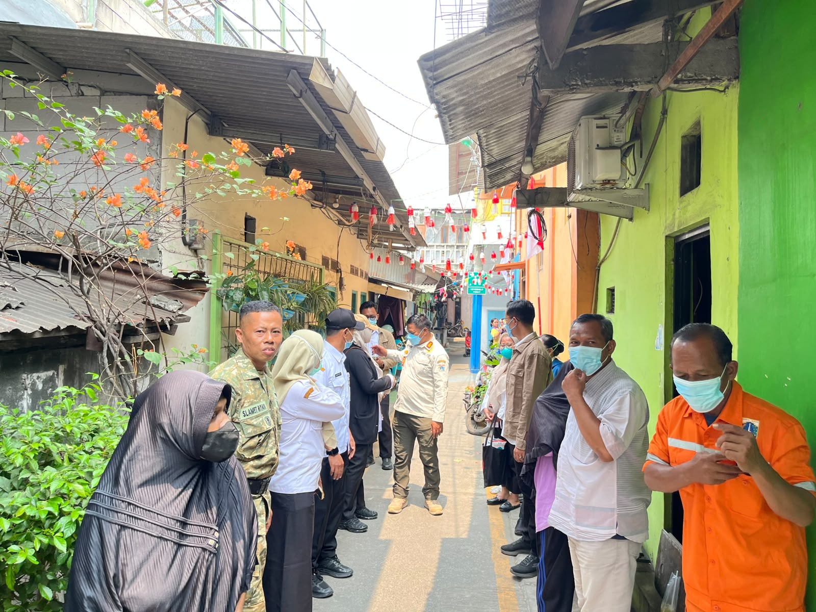 Peninjauan Langsung dalam Kegiatan Monitoring Pemeriksaan Swab terkait Kasus Difteri di Wilayah RW 07, Kelurahan Tanjung Priok 4