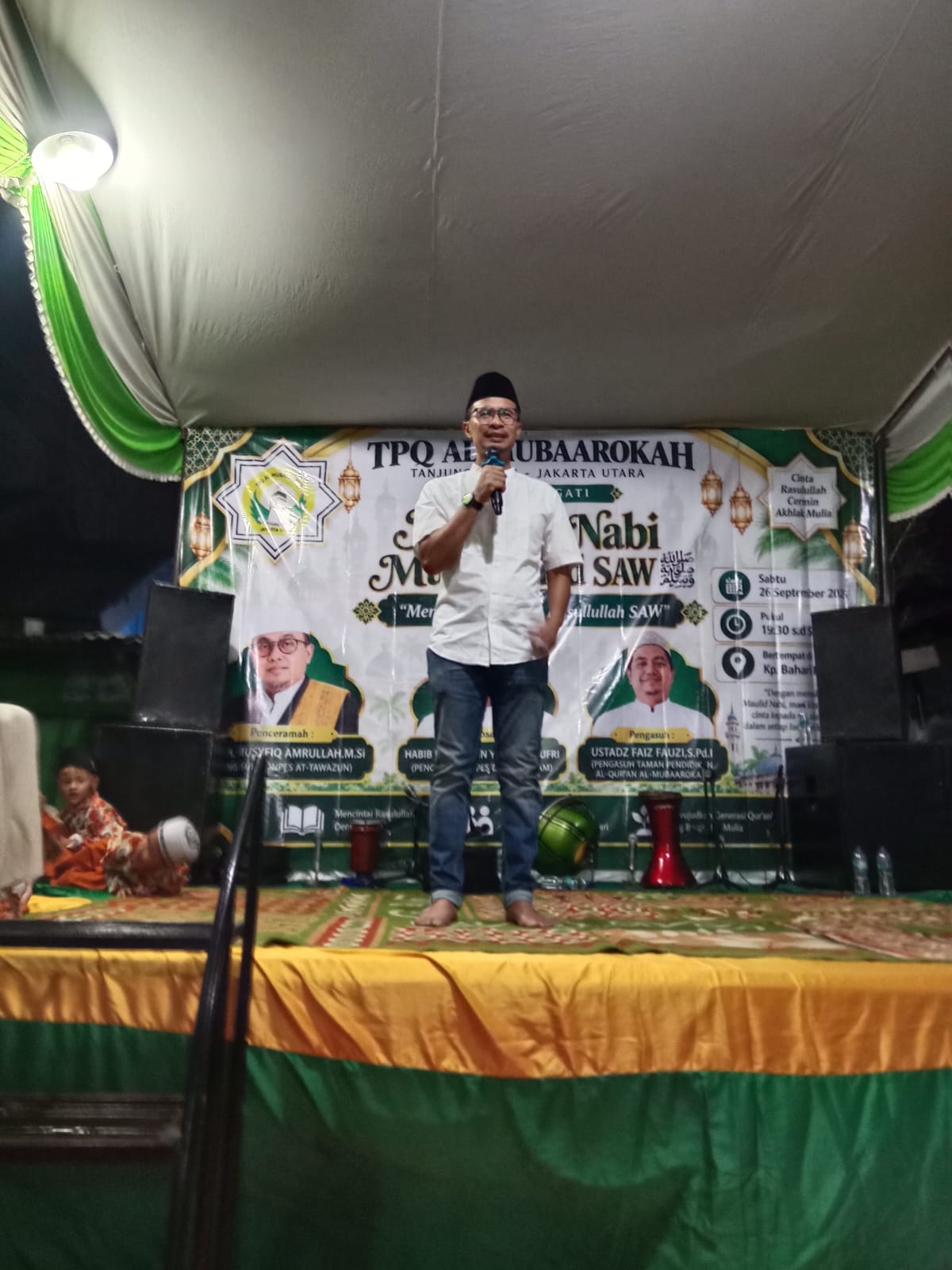 Menghadiri Peringatan Maulid Nabi Muhammad SAW di Wilayah Kelurahan Tanjung Priok 6