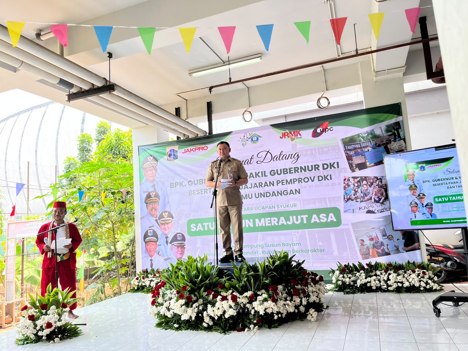 Menghadiri Acara Ucapan Syukur Satu Tahun Merajut Asa Sinergi Kampung Susun Bayam Menuju Hunian Mandiri, Rukun, dan Berkarakter 1