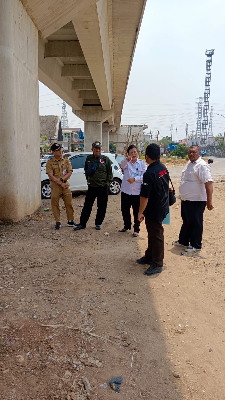 Pengecekan Lokasi Pendirian Posko Kampung Bersinar di Jl. Samudera Raya RW. 014 Kelurahan Tanjung Priok 4