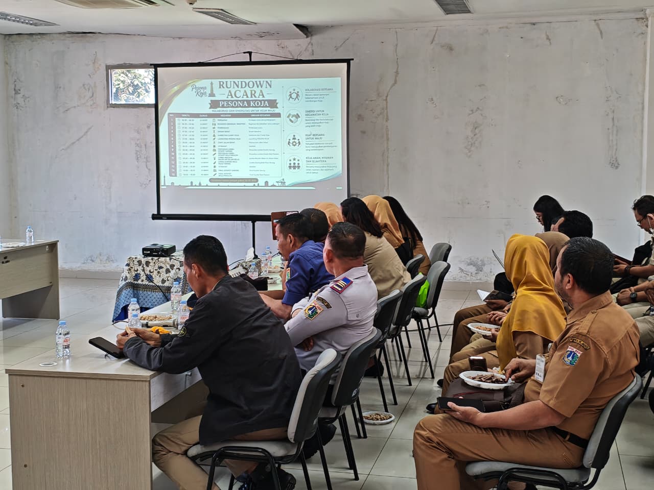 RAPAT KORDINASI TINGKAT KECAMATAN KOJA YANG BERTEMPAT DI KELURAHAAN LGAOA 2