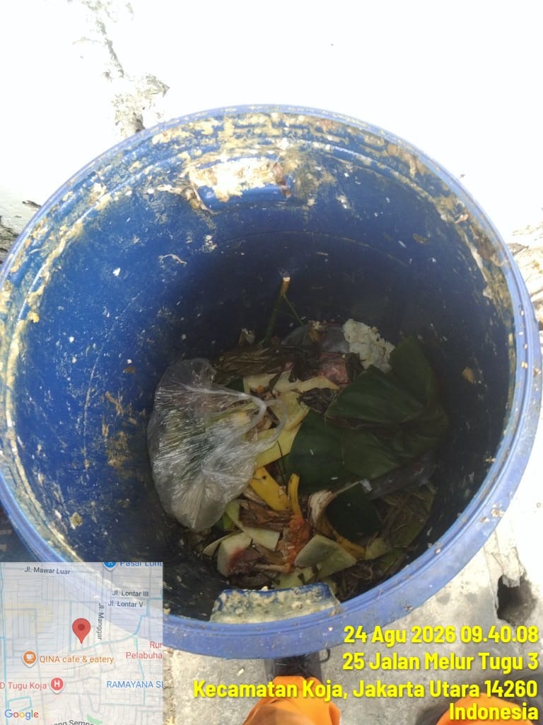 PENGANGKUTAN SAMPAH ORGANIK OLEH PPSU KELURAHAN TUGU UTARA 24 AGUSTUS 2026 1