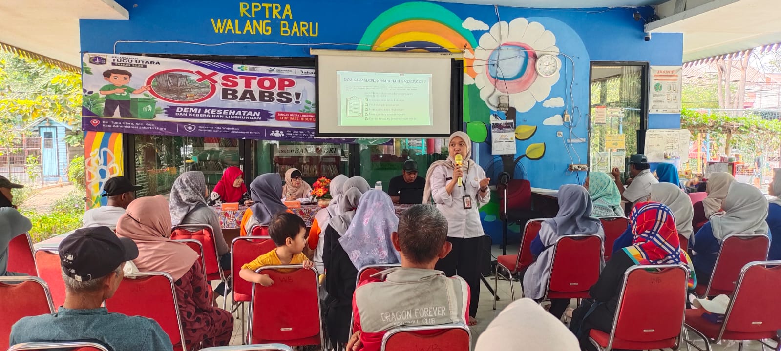 Giat Sosialisasi Penanganan BABS di Rptra Walang Baru 3