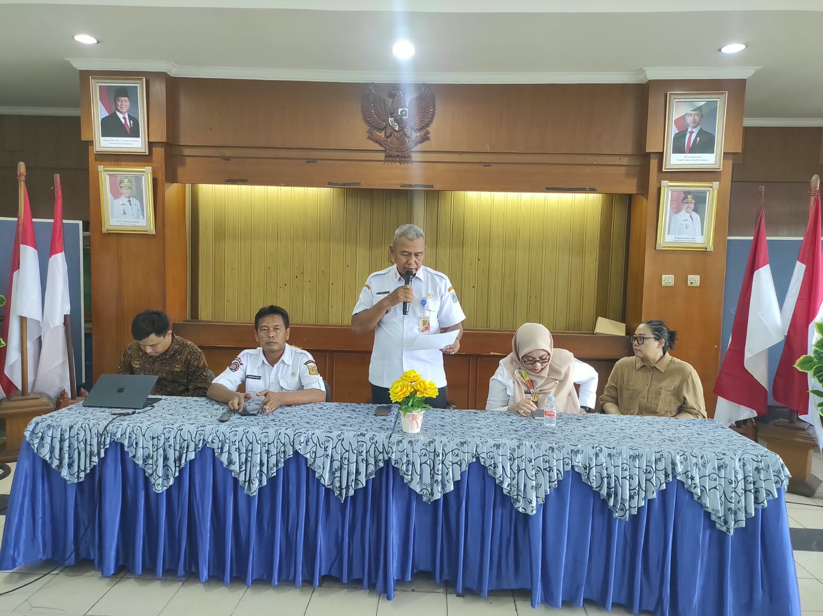 Rapat Koordinasi RT/RW Terkait cuaca ekstrim Kelurahan Tugu Utara. 1