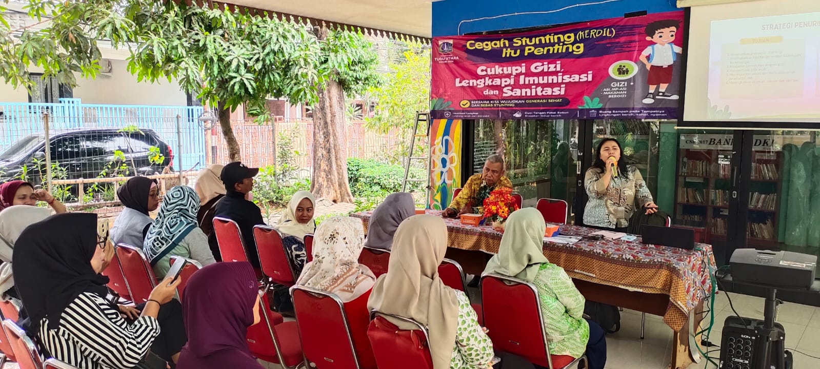 Giat Sosialisasi Stunting di Rptra Walang Baru Kelurahan Tugu Utara Kecamatan Koja 4