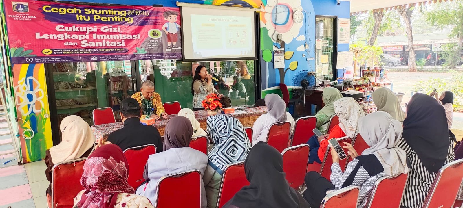 Giat Sosialisasi Stunting di Rptra Walang Baru Kelurahan Tugu Utara Kecamatan Koja 2