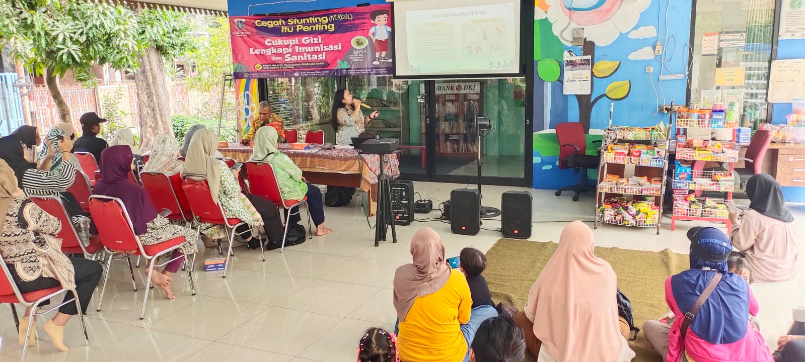 Giat Sosialisasi Stunting di Rptra Walang Baru Kelurahan Tugu Utara Kecamatan Koja 3