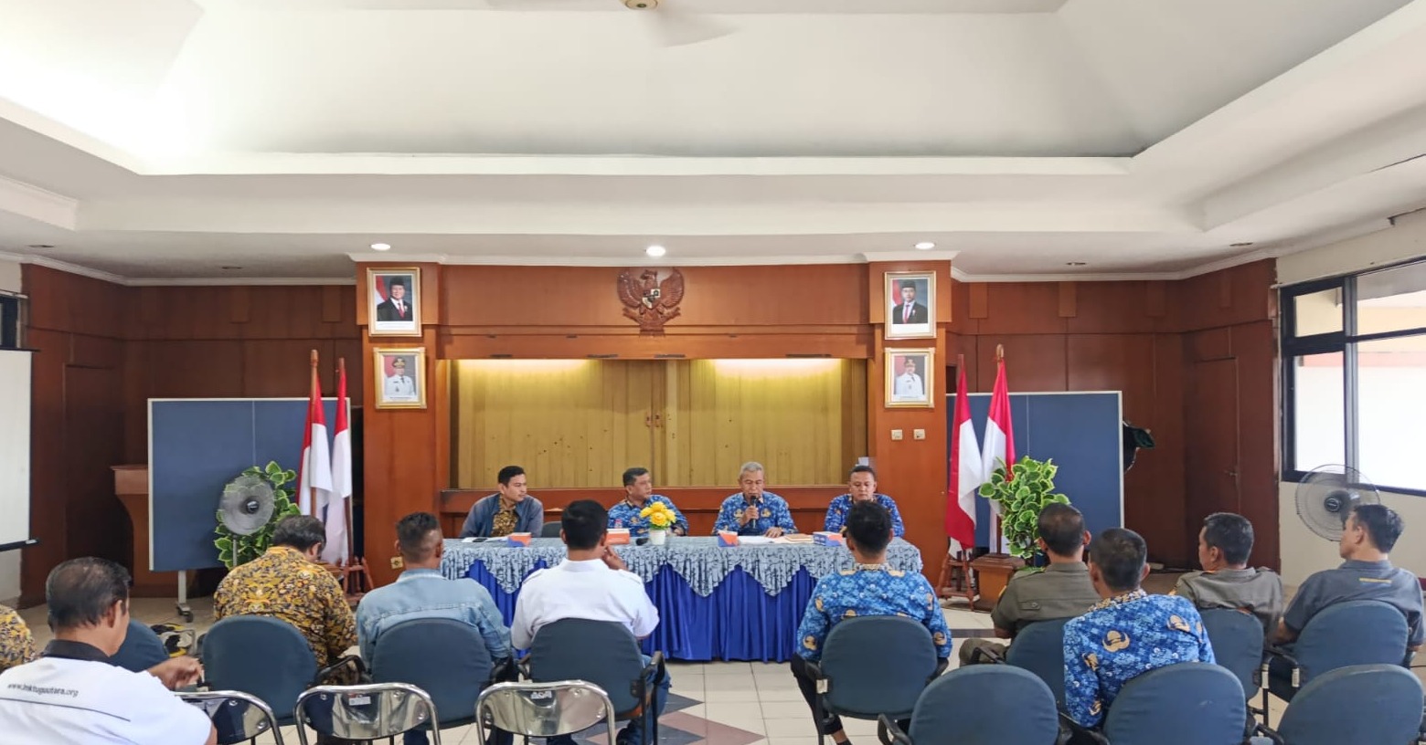 rapat Koordinasi penataan K5 di sekitar pasar koja baru kelurahan tugu utara 5