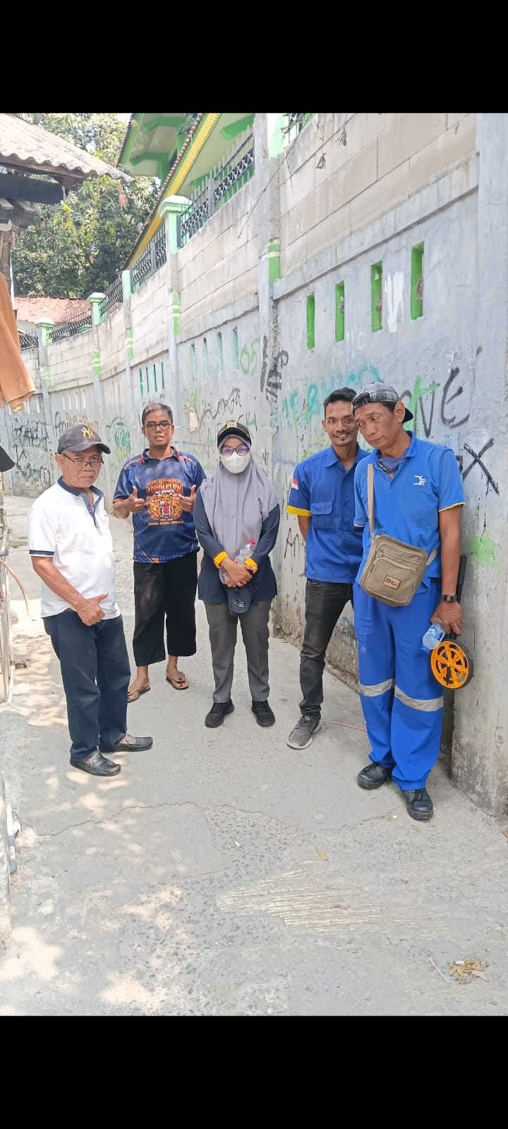 Pengukuran Pembuatan Crossing Saluran 6