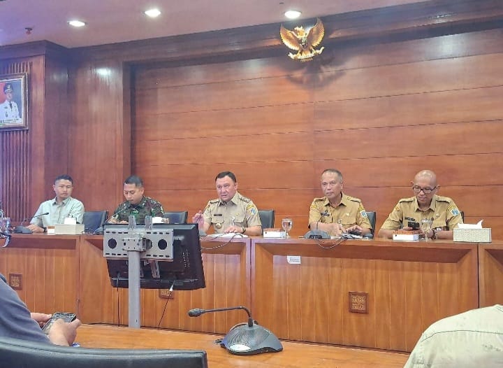 Rapat Koordinasi Monitoring dan Evaluasi (MONEV) Tindak Lanjut Penataan Kampung Tanah Harapan 5